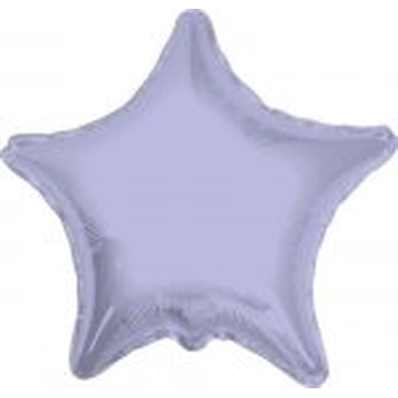 Harnel Brand 18" Lavender Star Mylar Balloons - Pack of 10