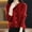 Wine, variant on Women Knitted Spring And Autumn Round Neck Sweater Long Sleeve Solid Color All Cardigan Jacket Cactus Cardigans for Women Light Weight Sweaters Light Weight Summer Sweaters Clothes for Women Cardigan