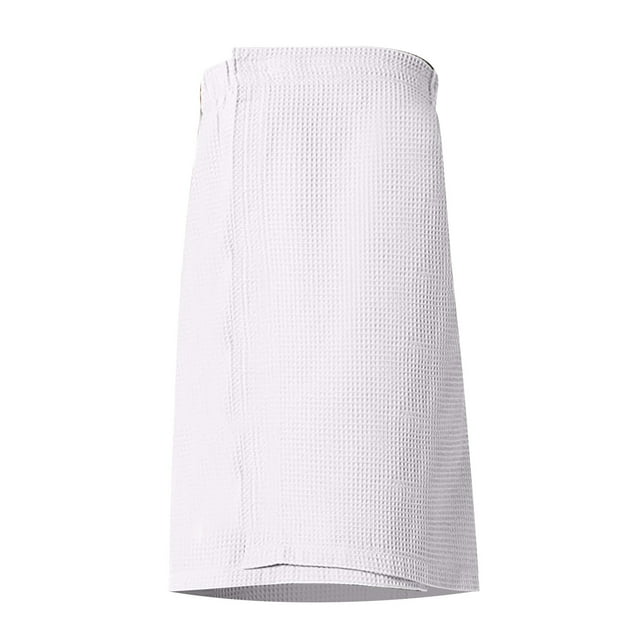 Women'S Waffle Spa Body Wrap Towel with Adjustable Closure, Quick Dry Waffle Linen Bath Wrap, Lightweight And Absorbent Robe Alternative, 1 X Waffle Bath Towel