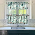 thumbnail image 3 of Farmhouse Wildflower Curtains 24" Short - 3 Panel Vintage Country Set with Bohemian Floral Print, Rod Pocket Window Treatment, 3 of 6