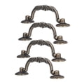 thumbnail image 3 of Wardrobe Pull, 4 Set Cabinet Handle Antique With Screw For Home For Living Room For Bedroom, 3 of 8