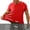 Red, variant on Men's Cooling Ice Silk Running Shirts Quick Dry Short Sleeve Athletic Gym T-Shirts UPF 50  Outdoor Workout Tshirts White