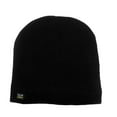 thumbnail image 2 of Polar Extreme Mens Insulated Thermal Fleece Lined Comfort Daily Soft Beanies Winter Hats (Black Beanie), 2 of 4