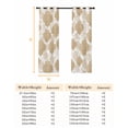 thumbnail image 6 of Light Brown Moroccan Blackout Curtains for Bedroom, Modern Geometric Abstract Art Thermal Insulated Kitchen Drapes with Grommets, Light Blocking Window Treatment, 2 Panels 42" x 54", 6 of 7