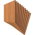 thumbnail image 2 of Ekena Millwork 11 3/4"W x 11 3/4"H x 3/8"T Wood Hobby Boards, Cherry (10-Pack), 2 of 6