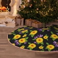 thumbnail image 5 of Sikiie Daisies Flowers Nativity Christmas Tree Skirt, Jesus Christian Winter Holiday Tree Mat Decoration(30-48IN)30", 5 of 6