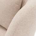 thumbnail image 5 of Manhattan Comfort Siri Accent Chair with Solid Wood Frame in Wheat - Set of 2, 5 of 9