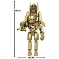 NEWCE 2413 Upgraded Golden Clock King Toilet Man Vs Monitor Man Skibidi newce-2413-upgraded-golden-clock-king-toilet-man-vs-monitor-man-skibidi