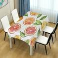 thumbnail image 4 of Yayeee Tablecloths 54" x 54" Rectangle Wrinkle Resistant Party Table Cover, Candy Orange, 4 of 8