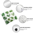 thumbnail image 6 of Acheng Short Plush Pillowcase Cushion 2-Piece Set White, 6 of 7