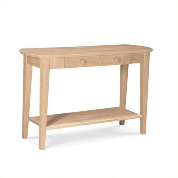 Pemberly Row Unfinished Oval Sofa Table