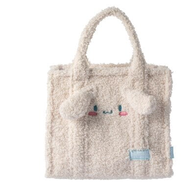 Sanrio-mochila de Hello Kitty Cinnamoroll Kuromi, bolso escolar de piel sintética, cartera para tarjetas, My Melody