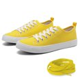 thumbnail image 2 of The Fashion Supply Skylar Canvas Women's Sneakers - Canvas Shoes for Women Sneakers, Comfortable Sneakers for Women, Yellow, 10, 2 of 6