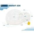 thumbnail image 2 of Jocisland 13ft Bubble House with Tunnel and Balloons, PVC Inflatable Balloon House with 750W Air Blower and 650W Air Pump for Party, Wedding, 2 of 8