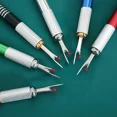 thumbnail image 4 of 1Pcs Thread Cutter with 5Pcs Replacement Head Seam Ripper Stitch Thread Unpicker Embroidery Thread Remover DIY Sewing Tools, 4 of 6