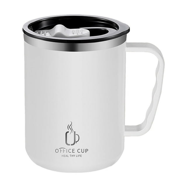 Rbaofujie Bac de Rangement 304 Acier Inoxydable Tasse Double Couche Café Lait Balance Tasse Chaude et Froide Multi-Usage Isolation Innovante Tasse à Thé Garde-Manger Armoire de Rangement