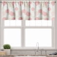 thumbnail image 3 of Ambesonne Pastel Valance & Curtain, Soft Spring Floral Motif, 55"x30", Brown Pale Pink White, 3 of 6