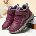 thumbnail image 5 of Mepaouo Womens Winter Snow Boots Warm Fleece Lined Anti-Slip Ankle Booties Walking Trekking Shoes, 5 of 7
