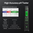 thumbnail image 3 of VIVOSUN Digital pH Meter, 3-in-1 TDS/EC/Temperature Meter, 3-in-1 Soil Moisture/pH/Light Tester Combo for Home, Garden and Hydroponics, 3 of 7