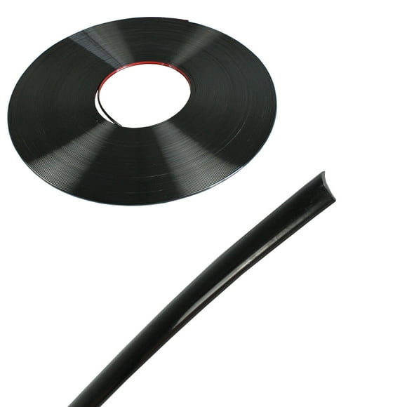 Car Wheel Hub Rim Trim Edge Protective Ring Tire Strip Guard Sticker Black
