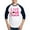 Blue/White, variant on - Live Love Teach Autism Baseball Jersey - Cotton Baseball Jersey, 3/4 Raglan Sleeve Shirt