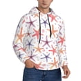 thumbnail image 2 of Goofa Starfish 1 for Men's Hooded Sweatshirt - Lightweight Pullover Hoodie with Kangaroo Pocket, Perfect for Everyday Wear-X-Large, 2 of 7