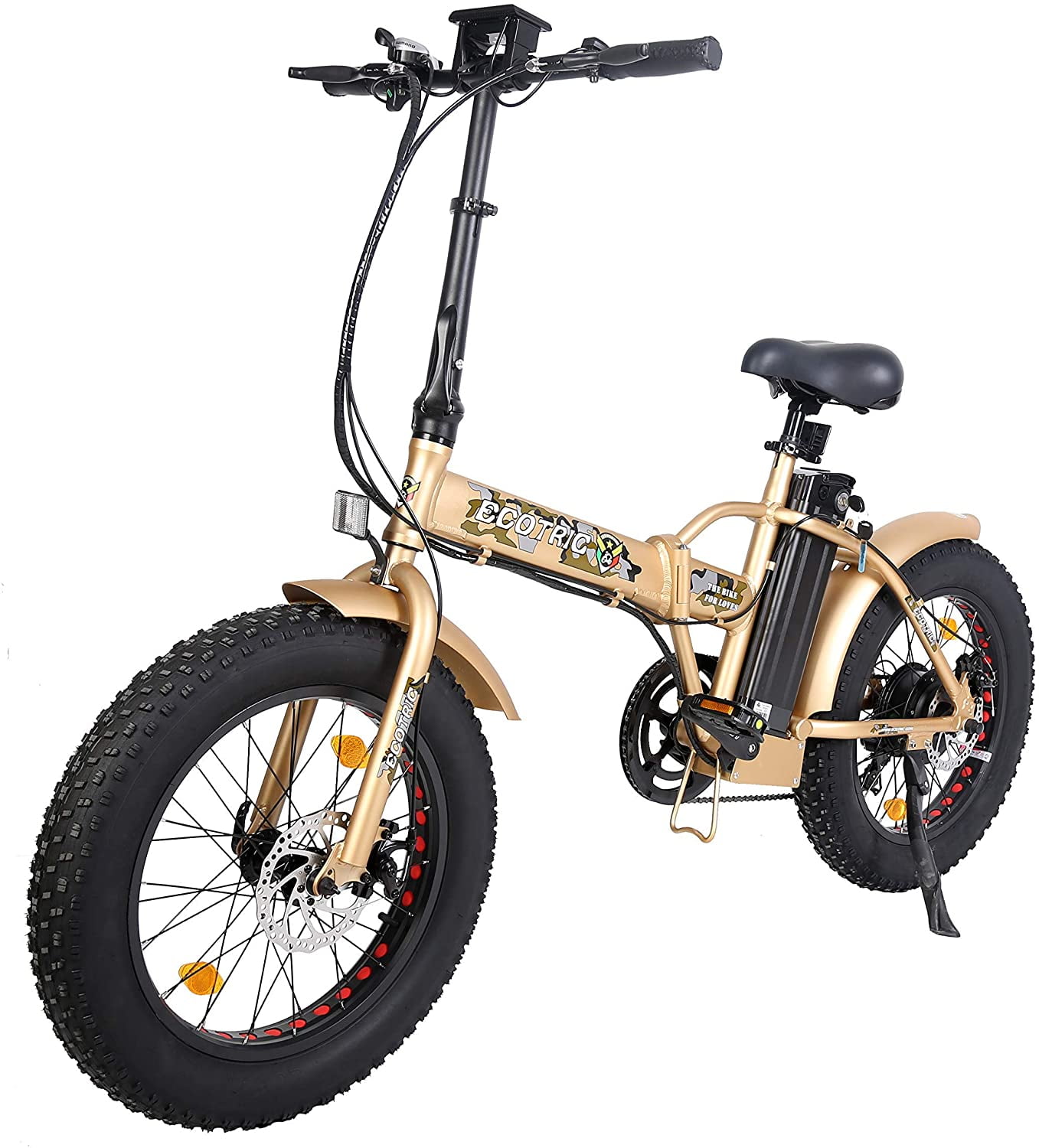 Ecotric 20 In. Fat Tire e-Bike 500W 48V 