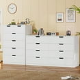 thumbnail image 5 of Afuhokles Wood Dresser 8 Drawer Double Dresser, Modern Wood Chest of Drawer for Living Room, Bedroom, White, 5 of 7