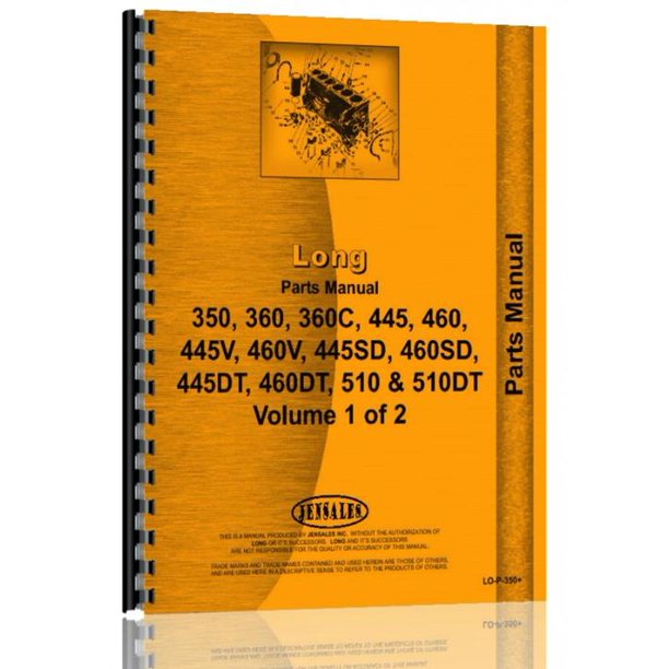 Long 445 Tractor Parts Manual - Walmart.com - Walmart.com