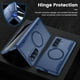 thumbnail image 5 of Funda VEGO para Samsung Galaxy Z Fold 7 con protección de bisagra, color azul, 5 of 9