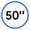 Black-Blue, variant on Verviso 40"/46"/50" Bungee Rebounder Mini Trampoline for Adults, Foldable & Quiet Indoor Fitness Trampoline with Adjustable Handlebar, 460LBS Capacity