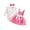 O10-Hot Pink, variant on Ulitacool Girl Outfits Long Sleeve Crewneck Graphic Prints T Shirts Suspender Skirts Fashion Toddler Clothing 12-18 Months Red