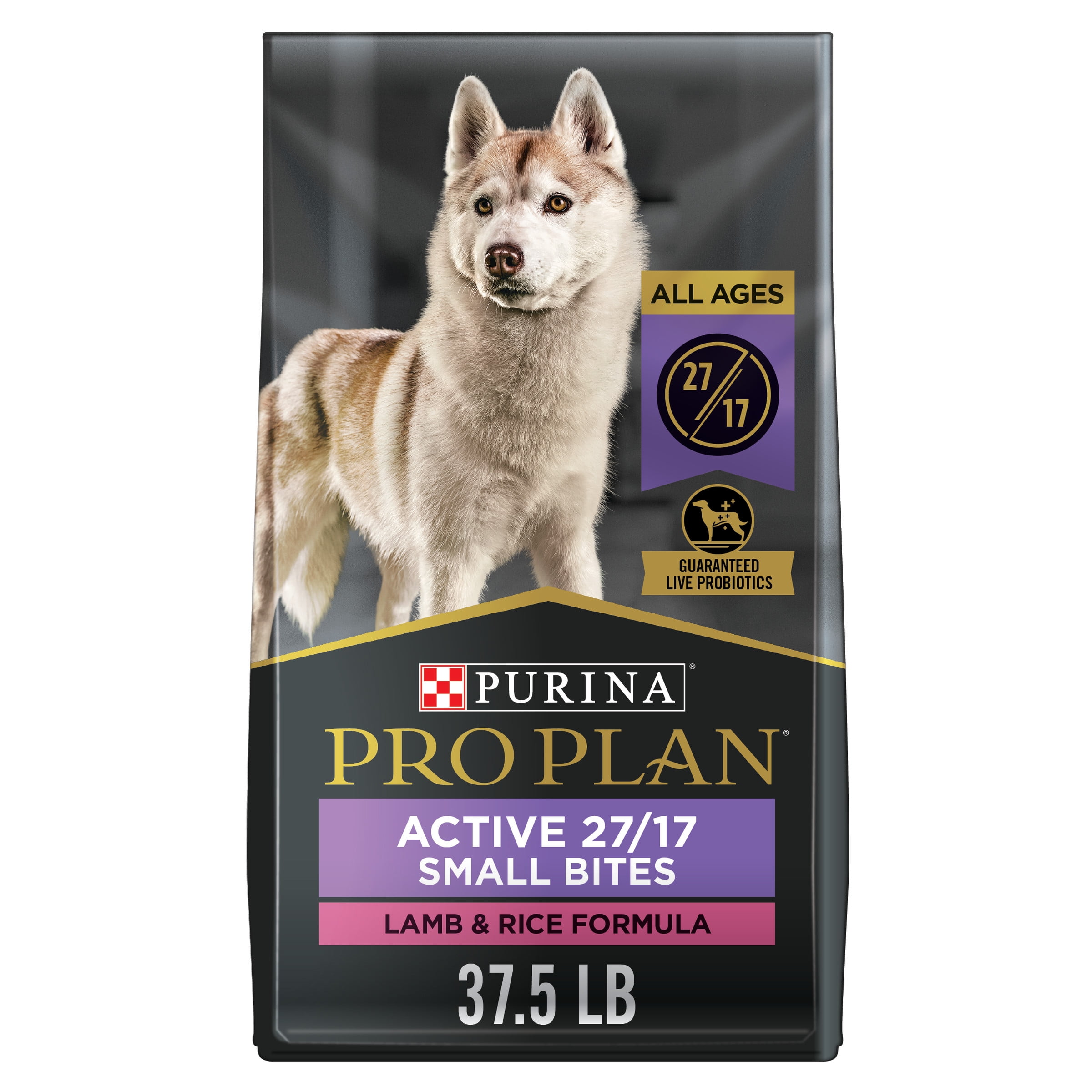 Purina Pro Plan Lamb and Rice Dry Dog Food for All Ages, 37.5 lb Bag ...