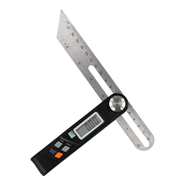 Règle Électronique Numérique 320mm Rapporteur Numérique Inclinomètre Règle Coulissante Affichage Lcd Outil de Travail du Métal en Acier Inoxydable
