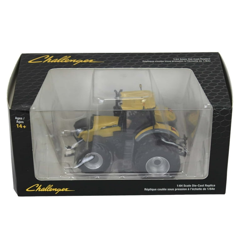 Challenger 1042 Tractor with Dual Wheels Yellow 1/64 Diecast Model
