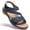 Deep Blue, variant on Littleplum Women's Arch Support Wide Sandals Adjustable Straps Lightweight Walking Summer Shoes for Women,Brown,Size 5.5