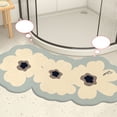 thumbnail image 2 of Inteprter Cómodas alfombras de ducha antideslizantes, lavables a máquina y fáciles de limpiar, que hacen que la alfombra sienta la piel Juegos de accesorios de baño Rosa 45X100cm, 2 of 6