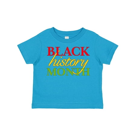 

Inktastic Black History Month- Red Green Yellow Gift Toddler Boy or Toddler Girl T-Shirt