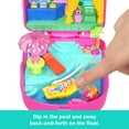 thumbnail image 6 of Polly Pocket Kitty Popsicle Resort Compact Playset with 1 Micro Doll and Pet Puppy, Travel Toy with Themed Accessories, 6 of 8