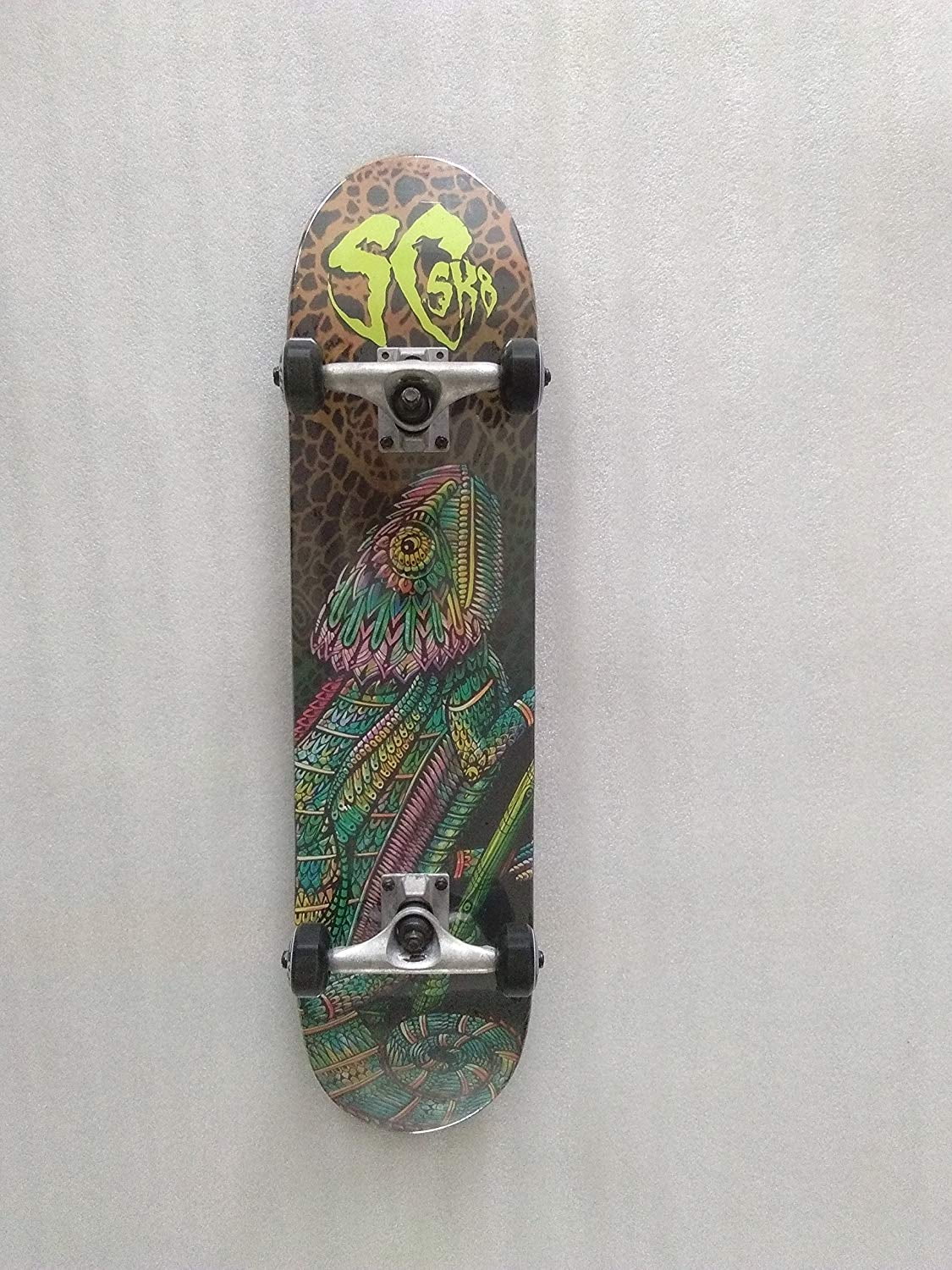 SCSK8 Pro Lizard King Cruiser Skateboard 32" Complete Multi-Color