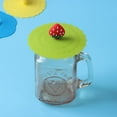thumbnail image 4 of Cute Tea Coffee Lids Cap Silicone Cup Cover Dustproof Leakproof Suction Cup Cover 5, 4 of 8