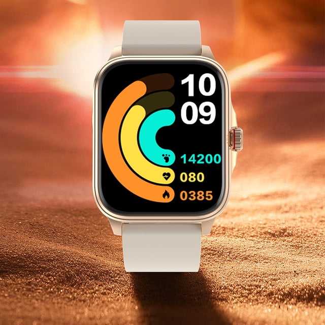 Smart Watch Impermeable Temperatura corporal Monitor de ritmo cardíaco para teléfono Android iOS