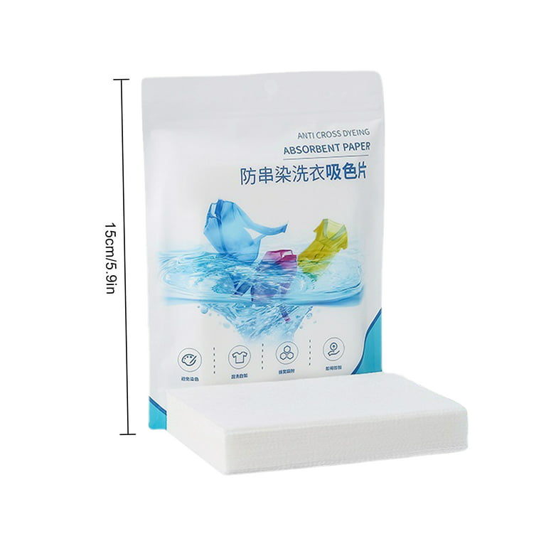 50 Pieces Anti-cross-dyeing Laundry Color-absorbing Sheet Washing