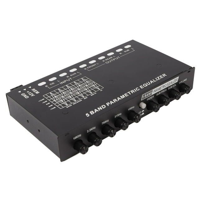5 Bands EQ Car , Car Stereo Equalizer Easy To Use High Output for Vehicle