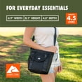 thumbnail image 3 of Ozark Trail 4.5L Unisex Adult/Teen Compact Polyester Shoulder Bag, Black, 3 of 16