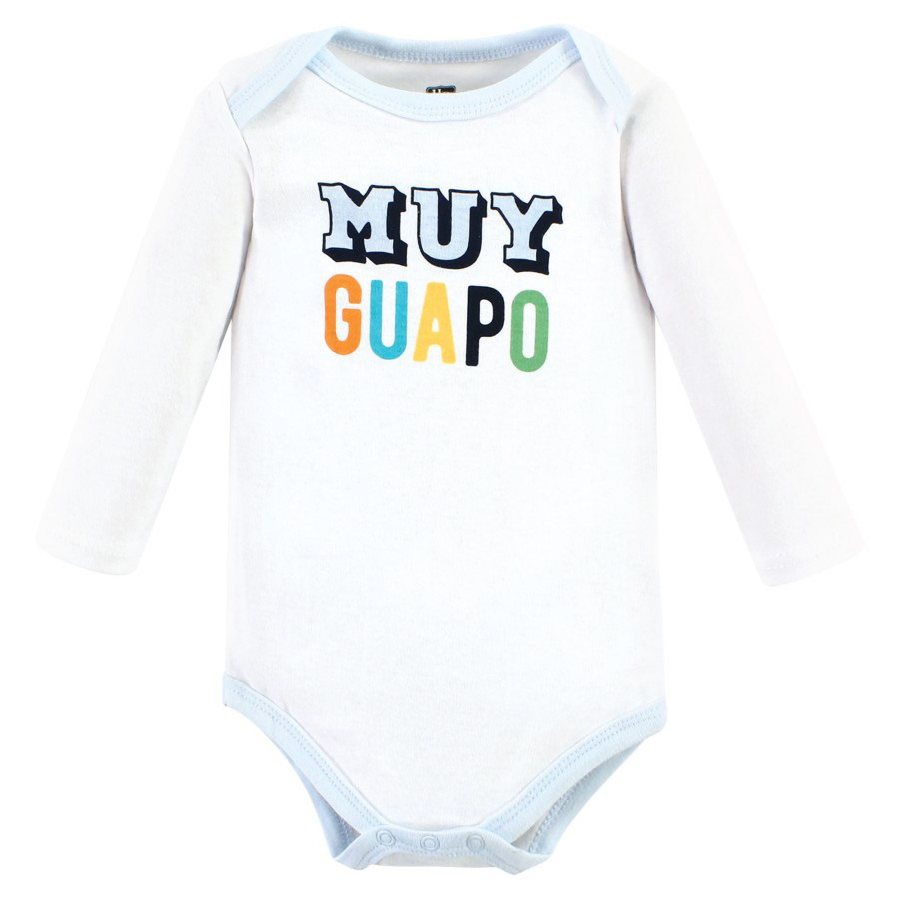 Hudson Baby 2 Cotton Long Sleeve Bodysuits and Pant Set, Preemie - 24 Months