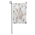 thumbnail image 1 of SIDONKU Watch of The Old Mechanical Pocket Watches and Details Punk Garden Flag Decorative Flag House Banner 28x40 inch, 1 of 2