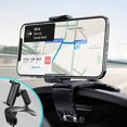 thumbnail image 1 of Support de Téléphone de Voiture, Miroir de Tableau de Bord de Voiture Multifonction avec Clip de Ressort Réglable à 360°, Adapté aux Smartphones de 4 à 7 Pouces, 1 of 5