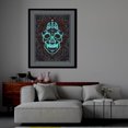 thumbnail image 4 of Doodle Skull - DIY Diamond Painting Glow in the Dark, 4 of 10