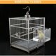 thumbnail image 3 of Apuakthei Baño para pájaros colgante Baño para pájaros Acrílico transparente Baño para pájaros Casa de baños Accesorios para jaulas para pájaros con ganchos para pájaros pequeños Pinzón Periquito, 3 of 5